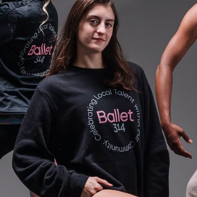 B314 Black Crewneck Sweatshirt item