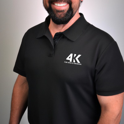 Embroidered 4KK Polo Shirt item