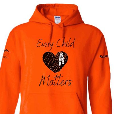 Orange Hoodie Adult Heart Design 2XL item