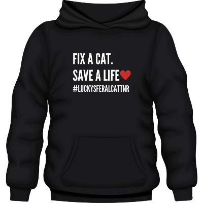Lucky's Fix a Cat Unisex Hoodie item