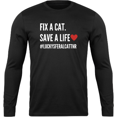 Lucky's Fix a Cat Unisex Long Sleeve TShirt item