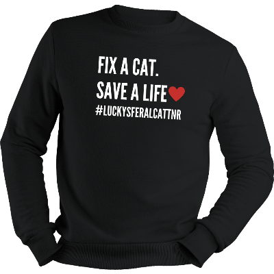 Lucky's Fix a Cat Unisex Sweatshirt item