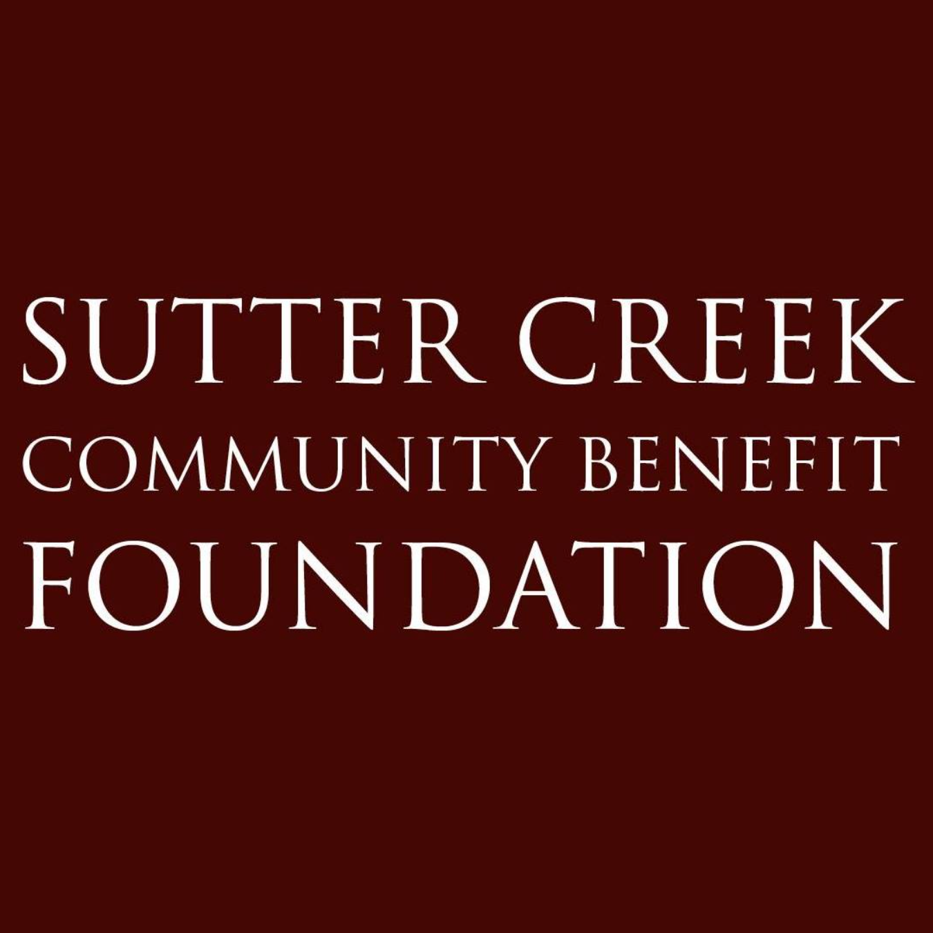 Sutter Creek Community Benefit Foundation