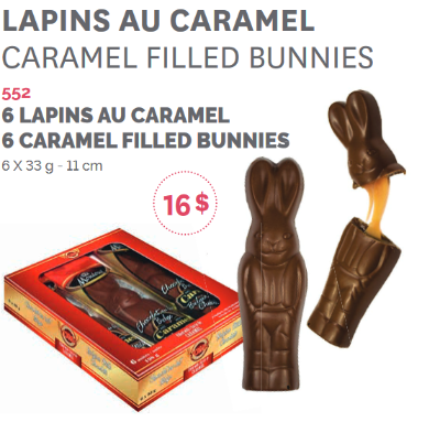 Lapins caramel item