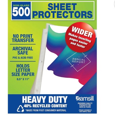 Non Glare Sheet Protectors item