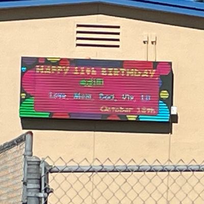 Marquee Message Alone item