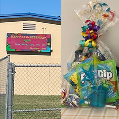 Marquee Message & Goodie Bag item