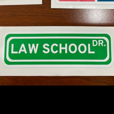 Law School Dr. Sticker item