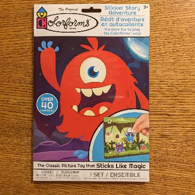 Colorforms Sticker Story Adventure - Silly Monsters item