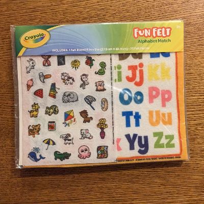 Crayola Fun Felt - Alphabet Match item