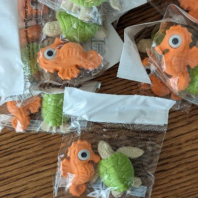 Animal Erasers - Seahorse & Turtle item