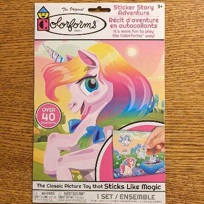 Colorforms Sticker Story Adventure - Unicorns item