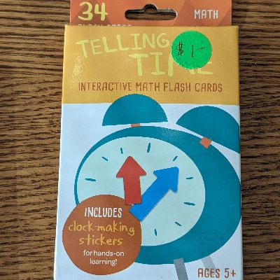 Flashcards - Ages 5+ Telling Time item