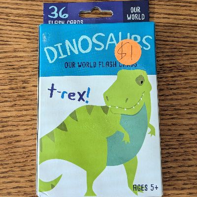 Flashcards - Ages 5+ Dinosaurs item