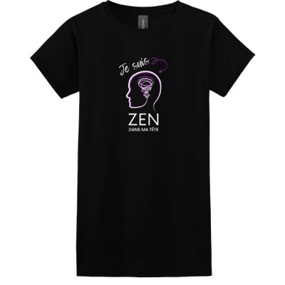 T-SHIRT NOIR ZDMT - COUPE FEMME item