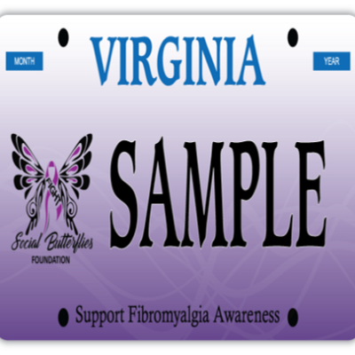 Non-personalized Fibromyalgia Awareness Plate item
