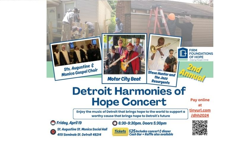 2nd Annual Detroit Harmonies of Hope Fundraiser Concert Tickets