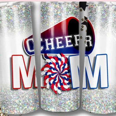 Cheer Mom Water Bottle item
