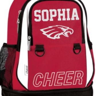 Cheer Backpack- Red item