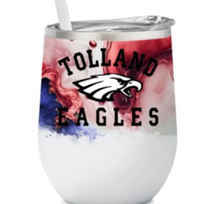 Tolland Eagles Wine Tumbler item
