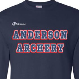 YOUTH Navy SHORT Sleeve w/ Blue Letters item