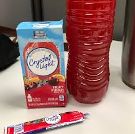 Botted Water with Drink Packet item