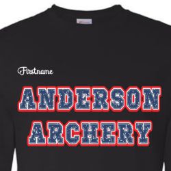 YOUTH Black SHORT Sleeve w/ Blue letters item