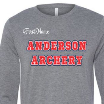 YOUTH Grey SHORT Sleeve w/ red letters item