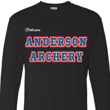 YOUTH Black LONG Sleeve w/ Blue letters item