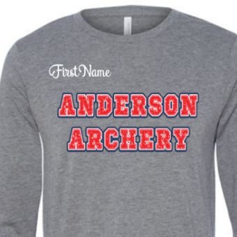YOUTH Grey SWEATSHIRT with Red letters item
