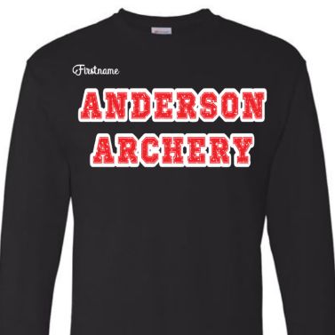 YOUTH Black SWEATSHIRT with Red letters item