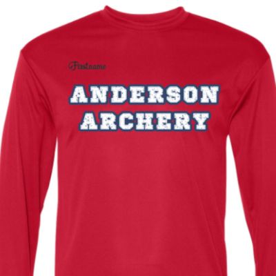 YOUTH Red SWEATSHIRT w/ white letters item