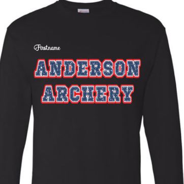 YOUTH Black SWEATSHIRT w/ Blue letters item