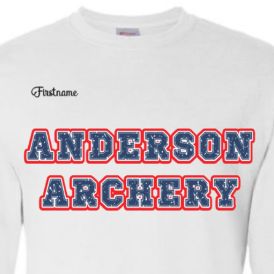 YOUTH White SHORT Sleeve w/ Blue letters item