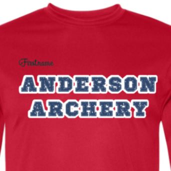 YOUTH Red SHORT Sleeve w/ blue letters item