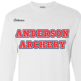 YOUTH White LONG Sleeve w/ red letters item