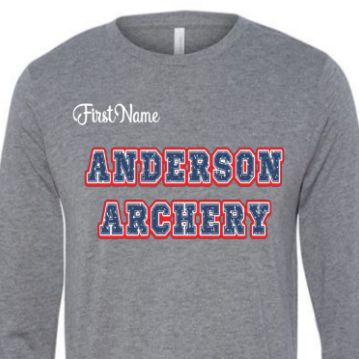 YOUTH Grey SWEATSHIRT w/blue Letters item