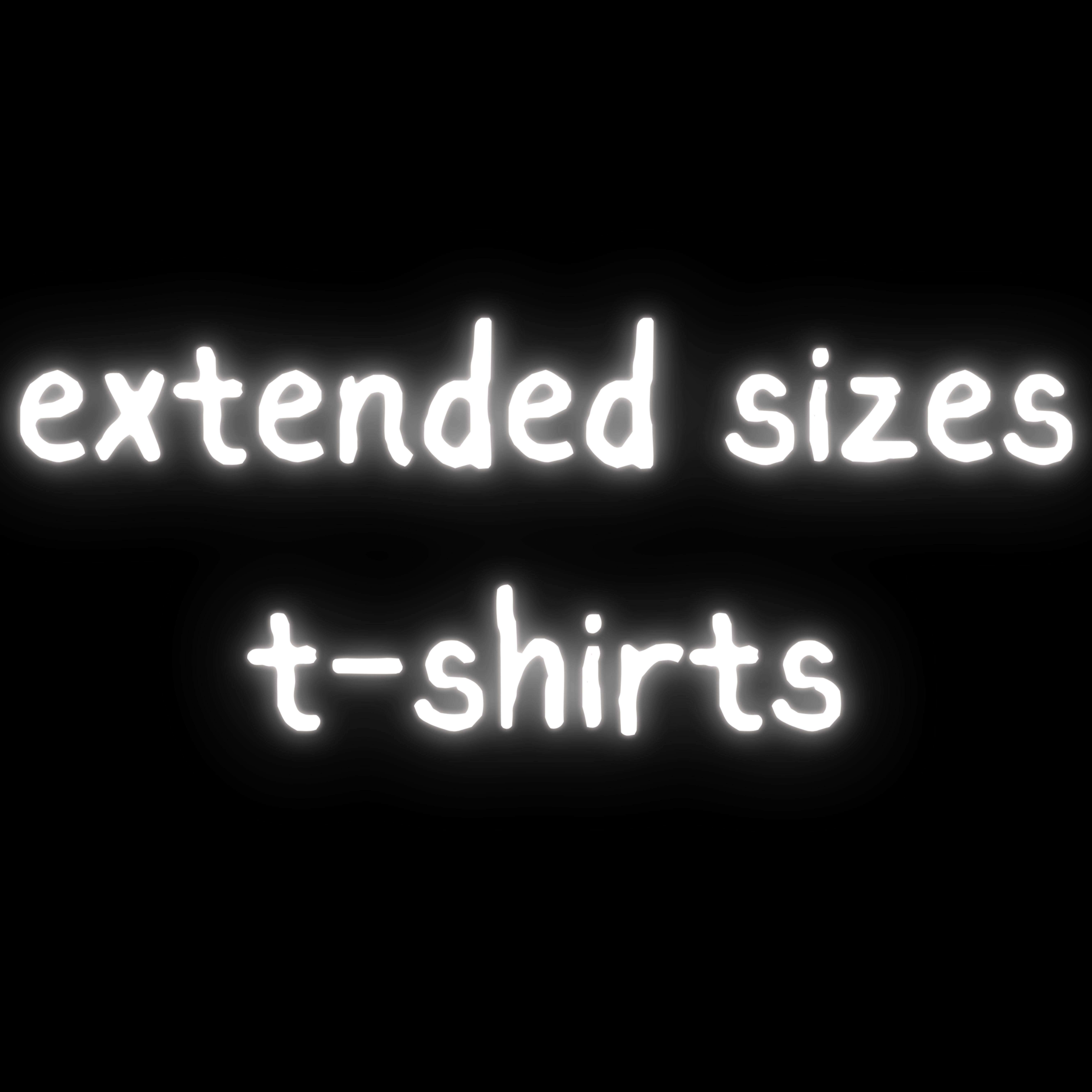 Extended Sizes-- T-shirts item