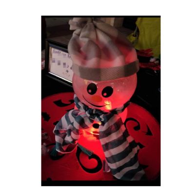 Light up Snoeman - red Light item