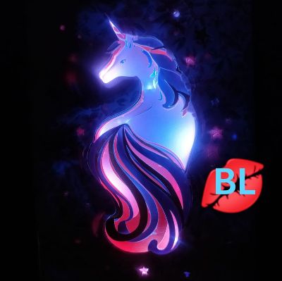 Unicorn Light up Shadow Box Decor item
