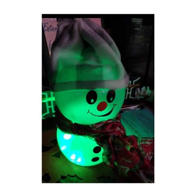 green Light up Snowman item