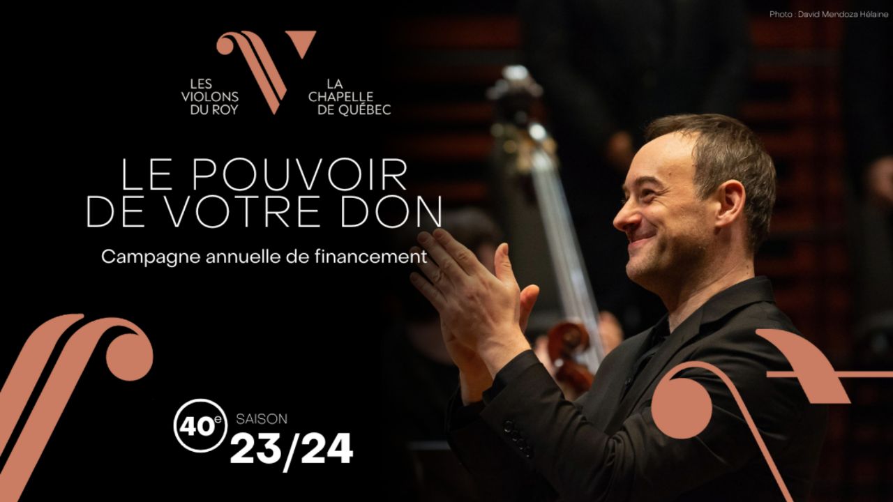 Donation for Les Violons du Roy