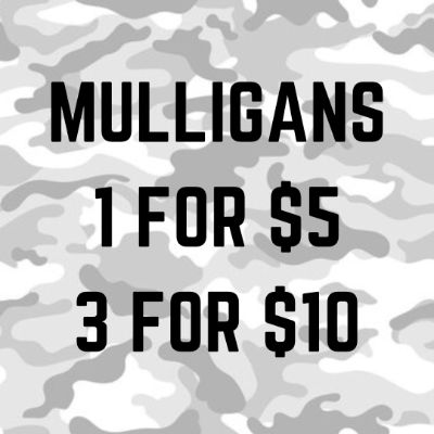 Mulligans 3 for $10 item