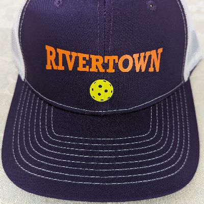 Twill Mesh Adjustable Snap Back Cap - Rivertown Ball logo item