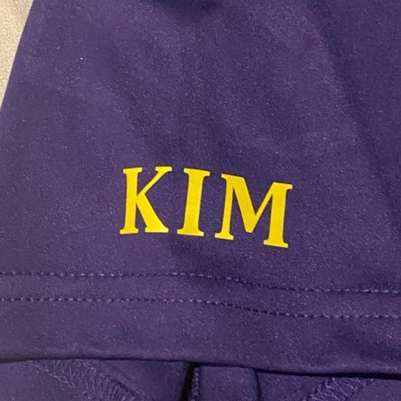 Custom Name on Sleeve or Visor item