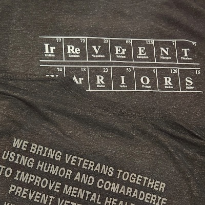 Elements on Heathered black item