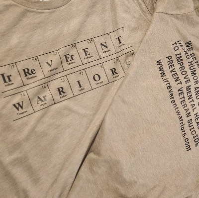 Elements on olive drab item