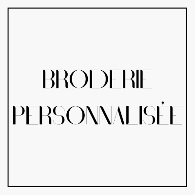 Broderie personnalisée item